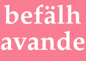 Synonym befälhavande