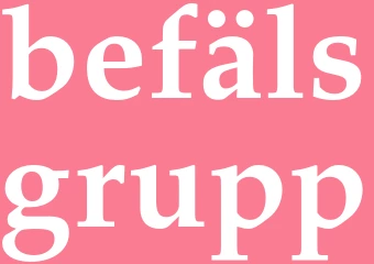 Synonym befälsgrupp