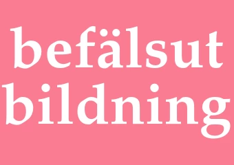 Synonym befälsutbildning