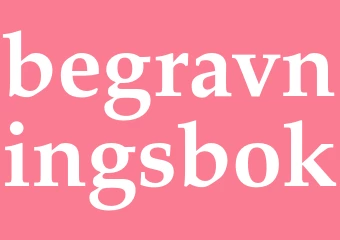 Synonym begravningsbok