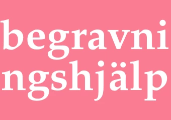 Synonym begravningshjälp