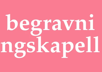Synonym begravningskapell