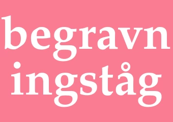 Synonym begravningståg