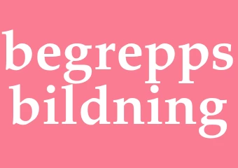 Synonym begreppsbildning