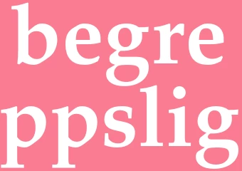 Synonym begreppslig