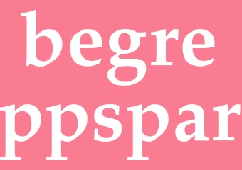 Synonym begreppspar