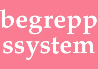 Synonym begreppssystem