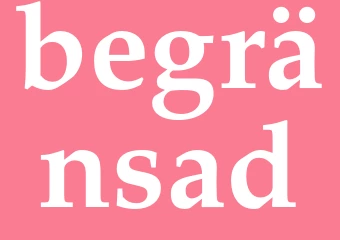 Synonym begränsad