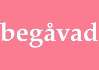 Synonym begåvad