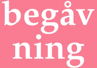 Synonym begåvning