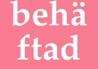 Synonym behäftad
