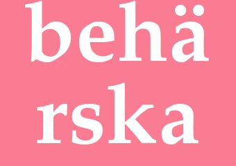 Synonym behärska