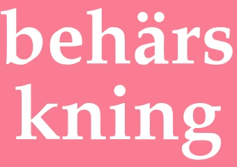 Synonym behärskning