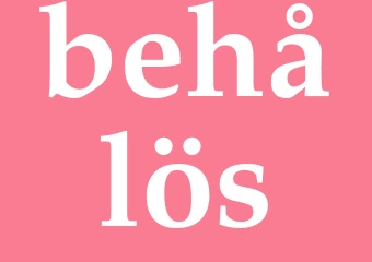 Synonym behålös