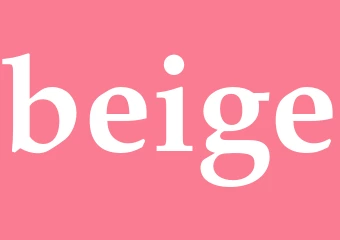 Synonym beige