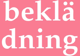 Synonym beklädning