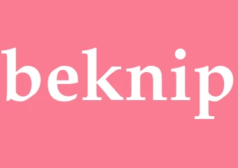 Synonym beknip