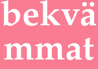 Synonym bekvämmat