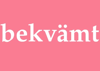 Synonym bekvämt