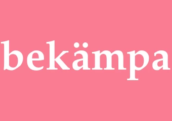 Synonym bekämpa