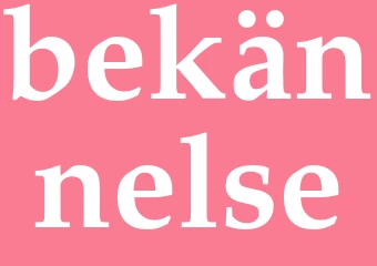 Synonym bekännelse
