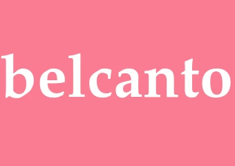 Synonym belcanto