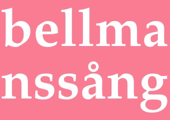 Synonym bellmanssång
