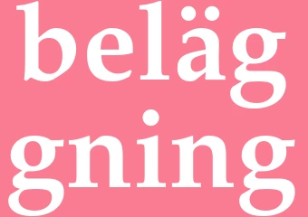 Synonym beläggning