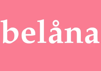 Synonym belåna
