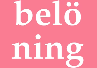 Synonym belöning