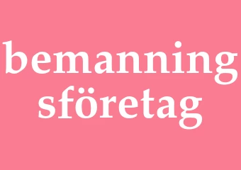 Synonym bemanningsföretag