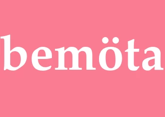 Synonym bemöta