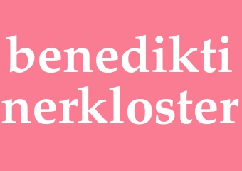 Synonym benediktinerkloster