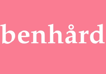 Synonym benhård