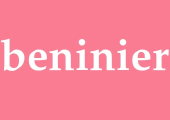 Synonym beninier