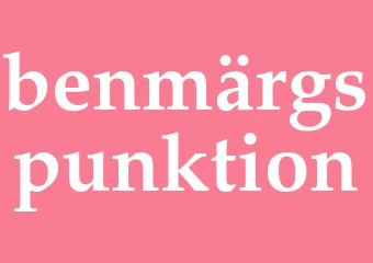 Synonym benmärgspunktion