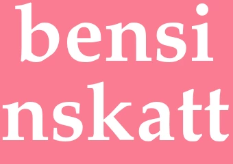 Synonym bensinskatt