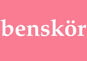 Synonym benskör