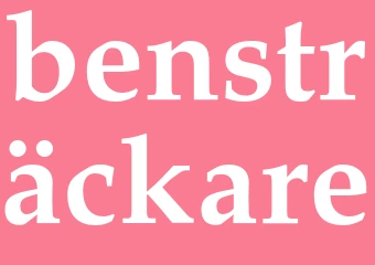 Synonym bensträckare