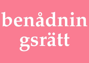 Synonym benådningsrätt
