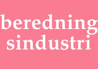 Synonym beredningsindustri