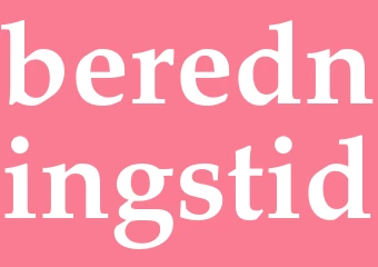 Synonym beredningstid