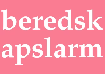 Synonym beredskapslarm
