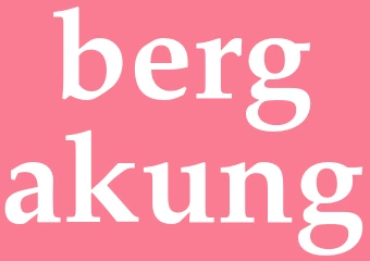 Synonym bergakung