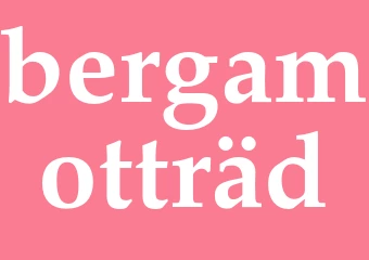 Synonym bergamotträd