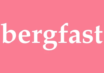 Synonym bergfast