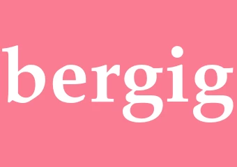 Synonym bergig