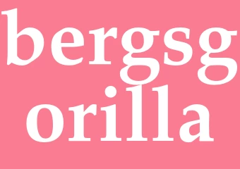 Synonym bergsgorilla
