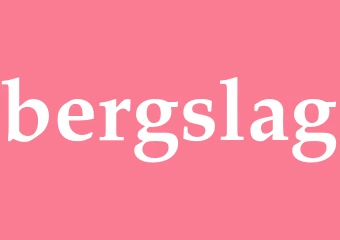 Synonym bergslag