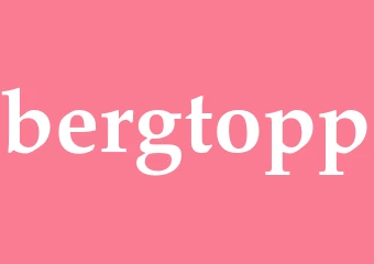 Synonym bergtopp